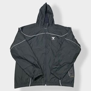 Under Armour Mens Project Rock Brahma Black/ White Jacket size XL New with Tags